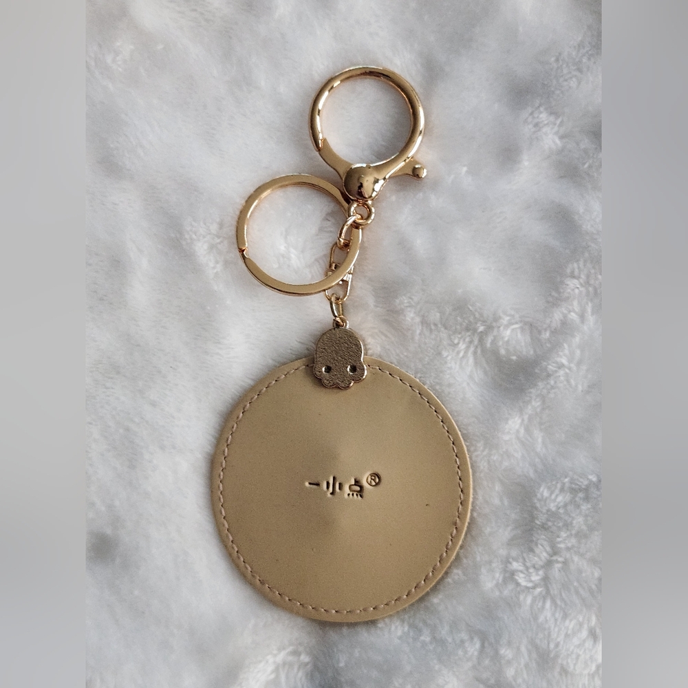 Cute Corgi Keychain with Gold Accents Bag Charm - Picture 3 of 4